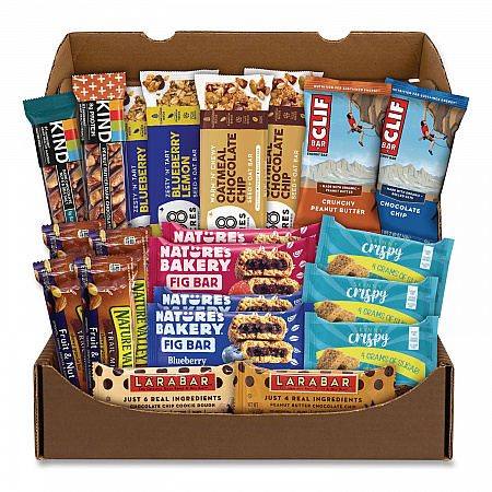 Healthy Snack Bar Box, 21 Assorted Snacks/Box (700S0001)