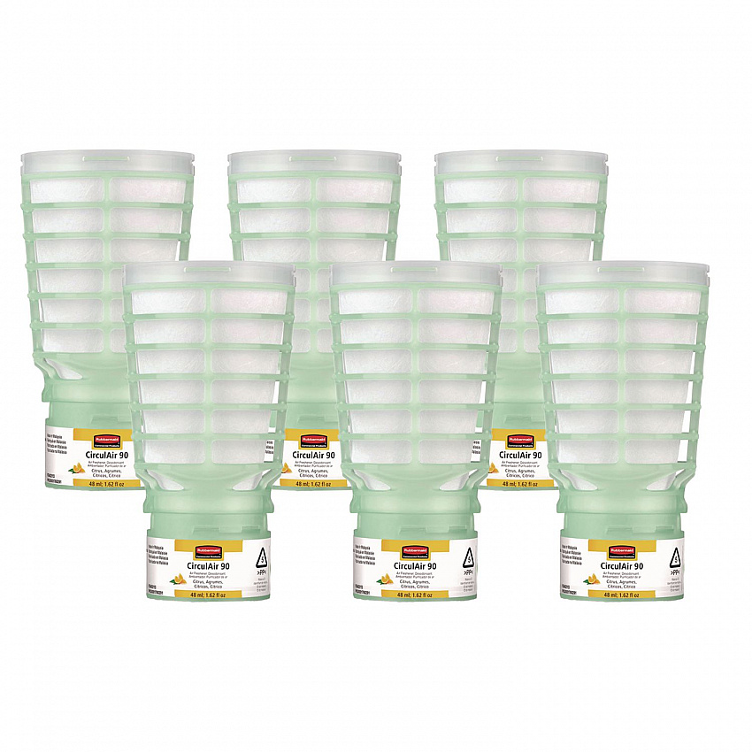 CirculAir 90 Passive Air Care Refill, Citrus, 1.62 oz, 6/Carton (402113)