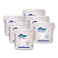 Easywipe Disposable Wiping Refill, White, 125/Tub, 6 Tub/Carton (5831874)
