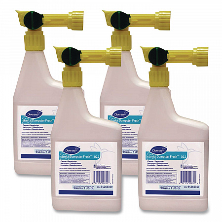 Dumpster Fresh, Floral, 32 oz Spray Bottle, 4/Carton (94266359)