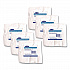 Dry Wipe Disposable Wiping System, 1-Ply, 12 x 12, Unscented, White, 100/Pack, 6 Packs/Carton (D1229237)