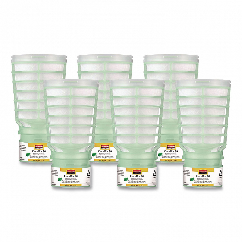 CirculAir 90 Passive Air Care Refill, Crystal Breeze, 48 mL Refill, 6/Carton (2231717)