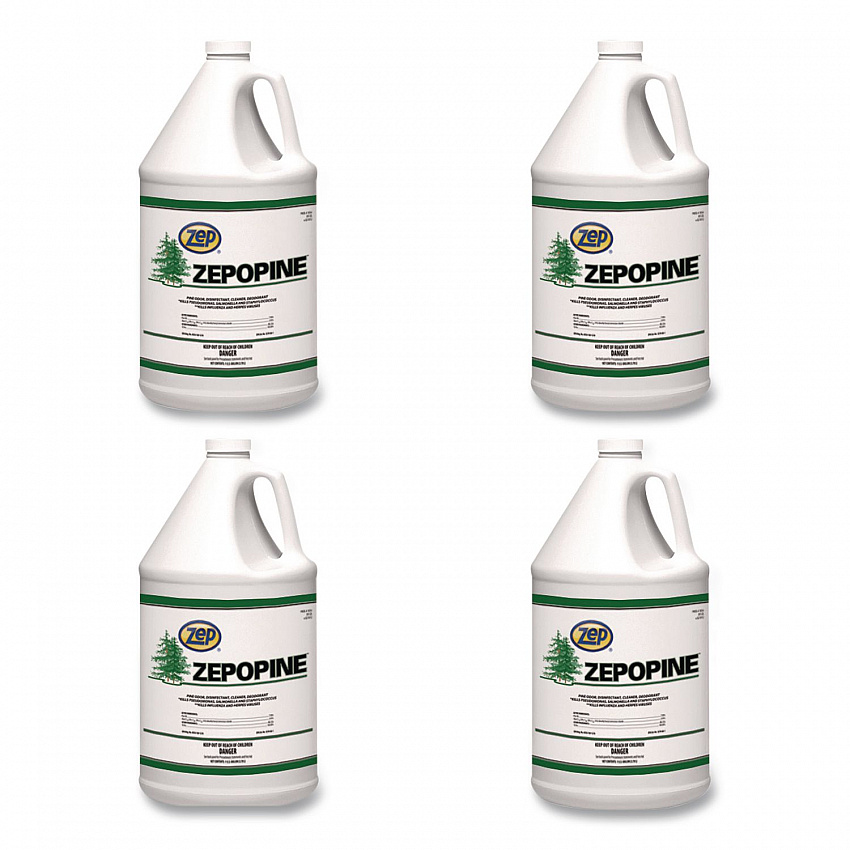 Zepopine, Pine Scent, 1 gal Bottle, 4/Carton (183424)