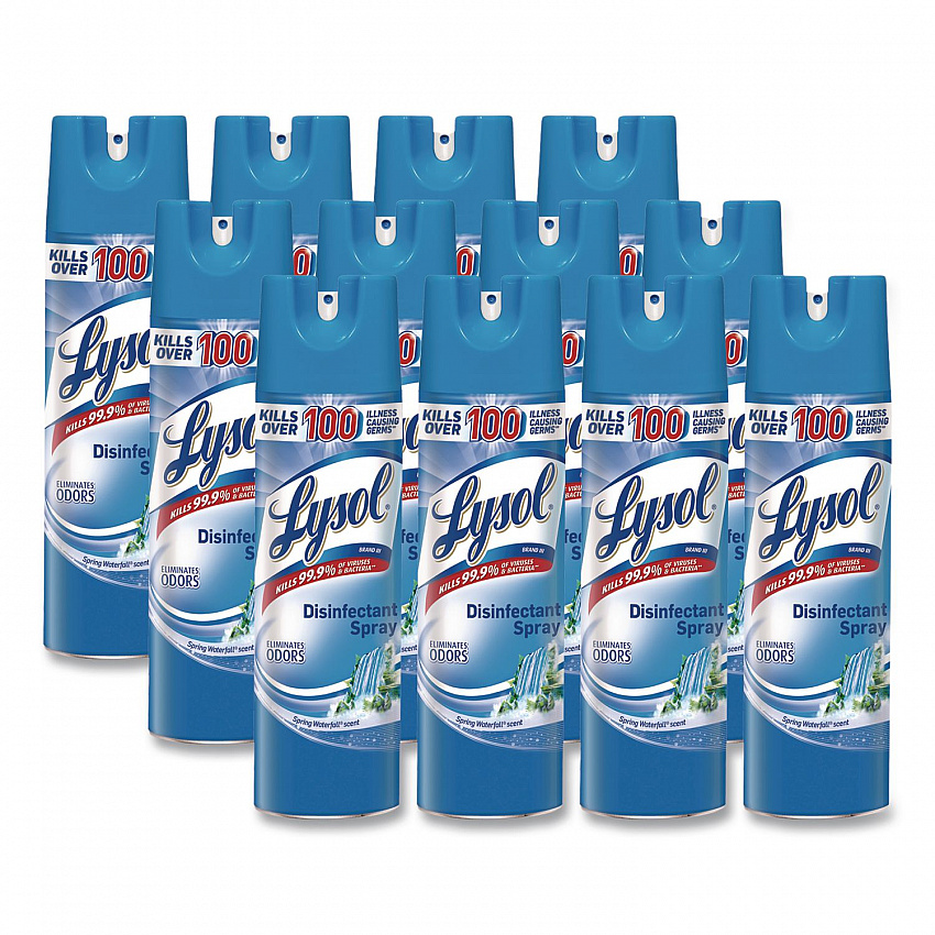 Disinfectant Spray, Spring Waterfall Scent, 19 oz Aerosol Spray (79326CT)