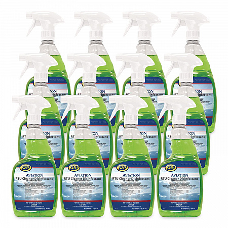 Aviation RTU Cleaner Disinfectant, 1 qt Spray Bottle, 12/Carton (H02501)