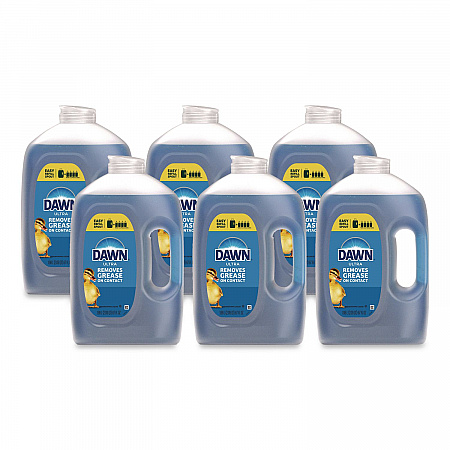 Ultra Liquid Dish Detergent, Easy Refill Jug, Original Scent, 67 oz, 6/Carton (19508)