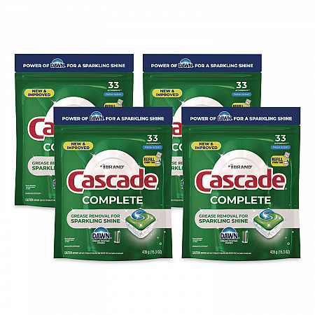 Complete ActionPacs, Fresh Scent, 17.6 oz Bag, 33 Pacs/Bag, 4 Bags/Carton (21697)