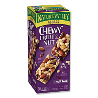 Granola Bars, Chewy Fruit and Nut Trail Mix, 1.2 oz Pouch, 48/Box (GEM19696)