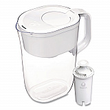 Tahoe Water Pitcher with Standard Filter, 10 Cups, Clear, 2/Carton (50684CT)