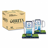 Tahoe Water Pitcher with Elite Filter, 10 Cups, Bright White, 2/Carton (50688CT)