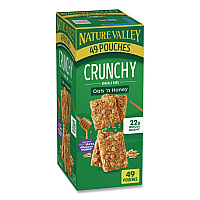 Granola Bars, Oats and Honey, 1.5 oz Bar, 49/Carton (827622)