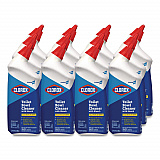 Clorox Pro Toilet Bowl Cleaner with Bleach, Fresh Scent, 24 oz Bottle, 12/Carton (00031CT)