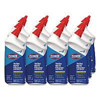 Clorox Pro Toilet Bowl Cleaner with Bleach, Fresh Scent, 24 oz Bottle, 12/Carton (00031CT)