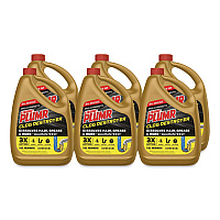 Pro-Strength Full Clog Destroyer Plus PipeGuard, Gel, 80 oz Bottle, 6/Carton (00228CT)