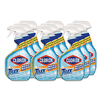 Plus Tilex Mold and Mildew Remover with Bleach, Unscented, 32 oz Spray Bottle, 9/Carton (01234)