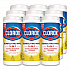 Disinfecting Wipes, Bleach Free Cleaning Wipes, 1-Ply, 7 x 8, Crisp Lemon, White, 35/Canister, 12 Canisters/Carton (01594CT)