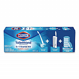 ToiletWand Disposable Toilet Cleaning System: Handle, Caddy and Refills, White (03191)