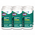 CloroxPro Disinfecting Wipes, 1-Ply, Fresh Scent, 7 x 8, White, 75/Canister, 6 Canisters/Carton (15949CT)