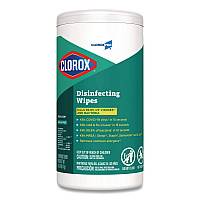 CloroxPro Disinfecting Wipes, 1-Ply, 7 x 8, Fresh Scent, White, 75/Canister (15949EA)