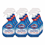 Clean-Up Multi-Surface Cleaner with Bleach, Rain Clean Scent, 32 oz Spray Bottle,9/Carton (30197)