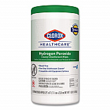 Hydrogen Peroxide Cleaner Disinfectant Wipes, 6.75 x 9, White, 95/Canister (30824EA)