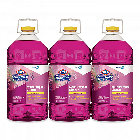 CloroxPro Fraganzia Multi-Purpose Cleaner, Spring Scent, 175 oz Bottle, 3/Carton (31524CT)