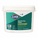 CloroxPro Disinfecting Wipes, 1-Ply, 7 x 8, Fresh Scent, White, 700/Bucket (31547)