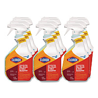 CloroxPro Disinfecting Bio Stain and Odor Remover, Fragranced, 32 oz Spray Bottle, 9/Carton (31903)