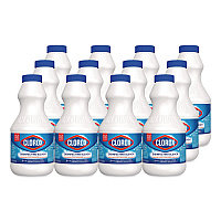 Concentrated Regular Disinfecting Bleach, Unscented, 24 oz Bottle, 12/Carton (32251)