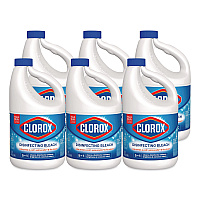 Concentrated Regular Disinfecting Bleach, Unscented, 81 oz Bottle, 6/Carton (32263)