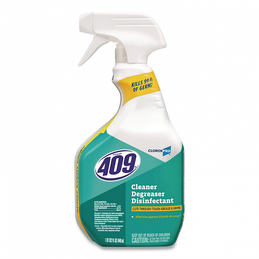 CloroxPro Cleaner Degreaser Disinfectant, 32 oz Smart Tube Spray Bottle (35306EA)