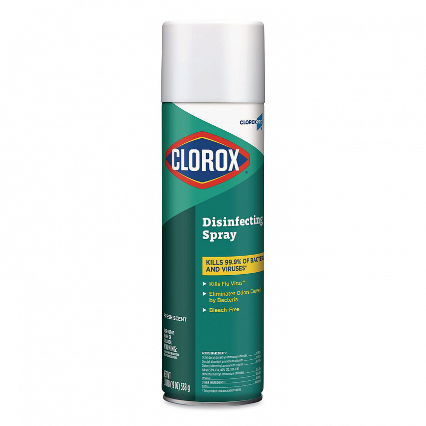 CloroxPro Disinfecting Spray, Fresh Scent, 19 oz Aerosol Spray (38504)