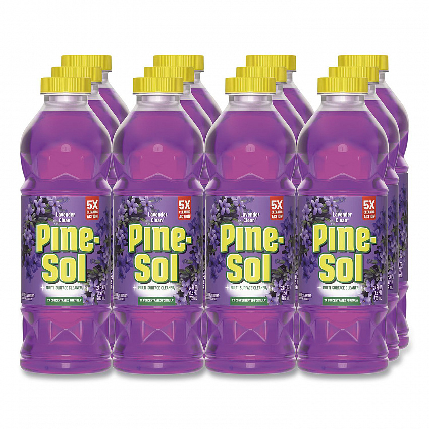 Multi-Surface Cleaner Concentrated, Lavender Clean Scent, 24 oz Bottle, 12/Carton (60153CT)