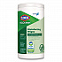 CloroxPro EcoClean Disinfecting Wipes, 1-Ply, 8 x 7, Unscented, White, 75 Count (60605EA)