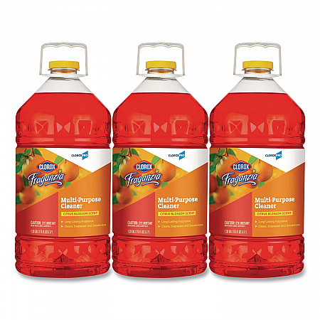CloroxPro Fraganzia Multi-Purpose Cleaner, Citrus Blossom Scent, 175 oz Bottle, 3/Carton (60615CT)