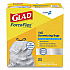 CloroxPro ForceFlex Tall Kitchen Drawstring Trash Bags, 13 gal, 23.75 x 24.88, Gray, 100/Box (70427)
