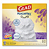 ForceFlex Kitchen Drawstring Trash Bags, 13 gal, Gain Lavender with Febreze Freshness, 24 x 27.38, White, 80/Box (78902BX)
