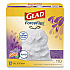 ForceFlex Tall Kitchen Drawstring Trash Bags, 13 gal, Gain Lavender with Febreze Freshness, 10.18 x 9.81, White, 110/Box (79157)