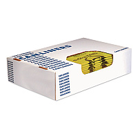 Healthcare Biohazard Printed Can Liners, Biohazard Infectious Waste, 30 gal, 1.3 mil, 30" x 43", Yellow, Flat Pack, 200/CT (A6043PY)