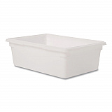 Food/Tote Boxes, 12.5 gal, 18 x 9 x 9, Plastic, White (FG350000WHT)