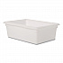 Food/Tote Boxes, 12.5 gal, 18 x 9 x 9, Plastic, White (FG350000WHT)