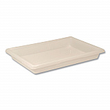 Food/Tote Boxes, 5 gal, 18 x 3.5 x 3.5, Plastic, White (FG350600WHT)