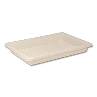 Food/Tote Boxes, 5 gal, 18 x 3.5 x 3.5, Plastic, White (FG350600WHT)