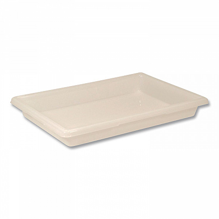 Food/Tote Boxes, 5 gal, 18 x 3.5 x 3.5, Plastic, White (FG350600WHT)