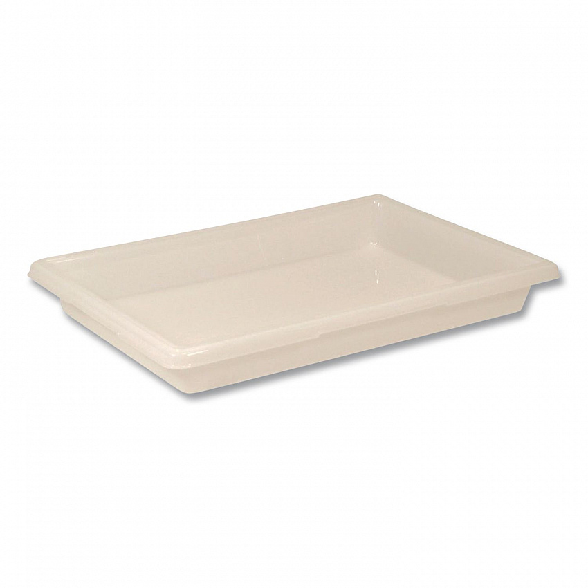Food/Tote Boxes, 5 gal, 18 x 3.5 x 3.5, Plastic, White (FG350600WHT)