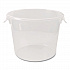Round Storage Containers, 6 qt, 11.25