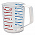 Bouncer Measuring Cup, 8 oz, Clear (FG321000CLR)