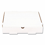 Corrugated Pizza Boxes, 12 x 12 x 1.97, White/Brown, 50/Carton (FPPBF12W)