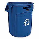 BRUTE Recycling Container, 20 gal, Resin, Blue (FG262073BLUE)