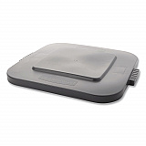 Square BRUTE Lid, 22 x 24 x 2.5, Gray (FG352700GRAY)